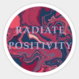 Radiate Positivity Sticker